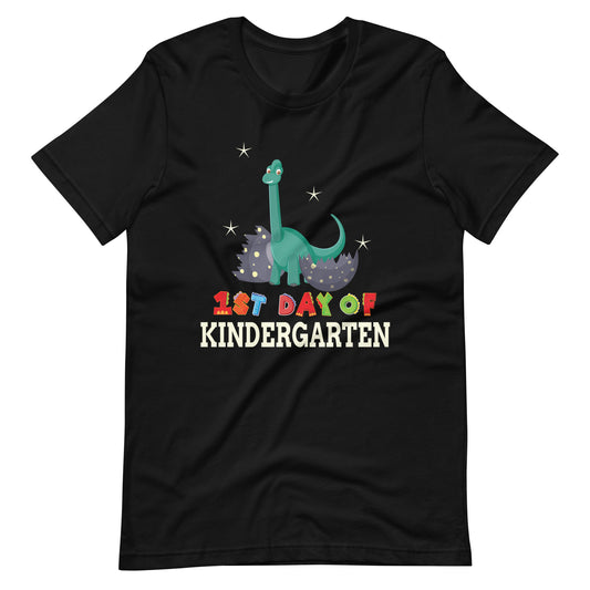 Kids 1st Day of Kindergarten Back to School Dinosaur Unisex t-shirt