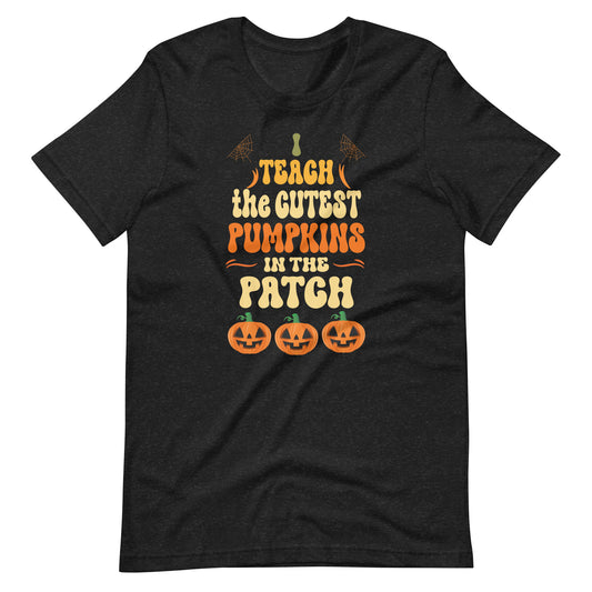 Teacher Halloween Pre-K Teacher Kindergarten Cutest Pumpkins  Unisex t-shirt